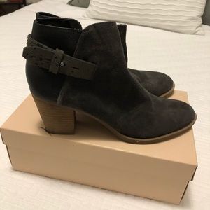 Dolce Vita Grey Suede Booties